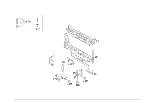 Rear End for 1994 Mercedes-Benz E320 #0