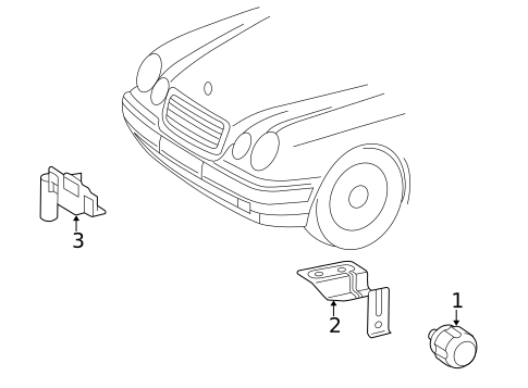 Alarm System for 2002 Mercedes-Benz CLK430 #0