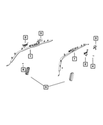 68247101AA - Restraints: Air Bag Bracket, Left for Mopar Image
