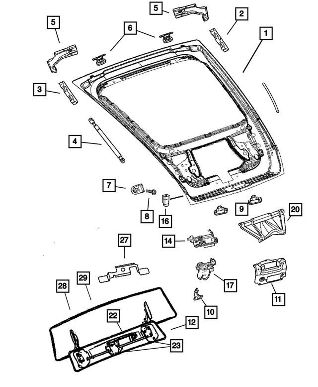 « 5140762AA –  : Tige pour Mopar Image »