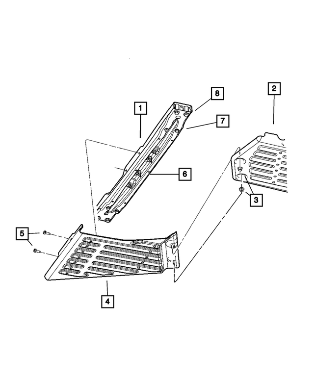 « 52128499AD – Transfer Case Model 245 [DHX] : Boît Trnsf Plq Antidr pour Mopar Image »