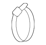 N0245274 - : Air Duct Clamp for Audi Image