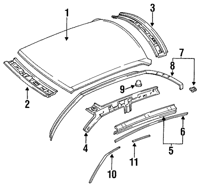 7631060U00 - : Side Rail for Infiniti Image