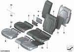 52207933013 - : Cover, Basic Backrest, Leather, Left for BMW Image