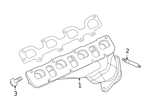 Exhaust Manifold for 2006 Dodge Charger #0