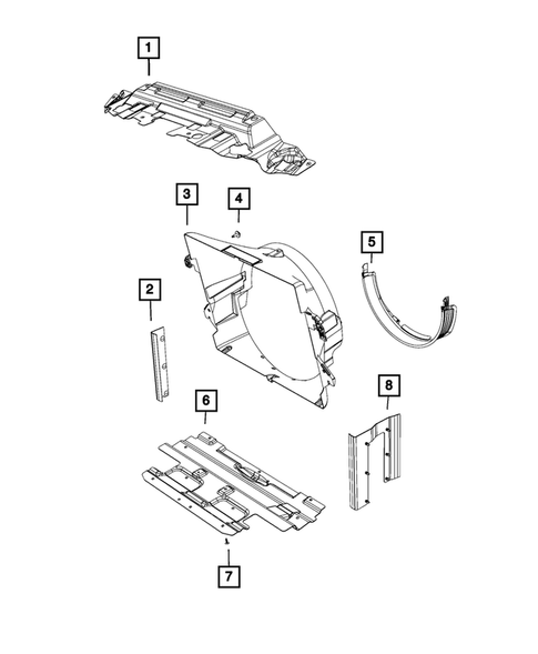 Radiator and Related Parts; Charge Air Cooler for 2017 Ram 1500 #3