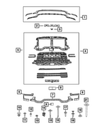 68597717AA - Exterior Ornamentation: Camera Bracket for Mopar Image