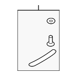 85340M0100TRY - Body: Assist Strap for Hyundai: Kona, Kona Electric, Kona N, Veloster, Veloster N Image