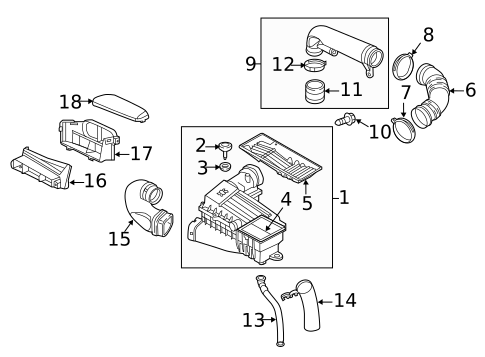Air Intake for 2015 Volkswagen Beetle #0