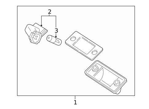 License Lamps for 1999 Volkswagen Cabrio #0