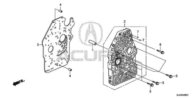 AT Main Valve Body (6AT) for 2011 Acura RL #0