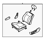 88001FD581791 - Body: Seat Assembly for Kia: Rio Image