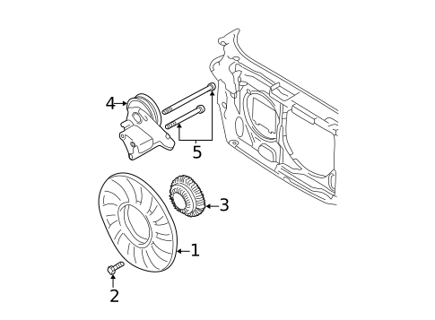 Cooling Fan for 2004 Volkswagen Passat #1
