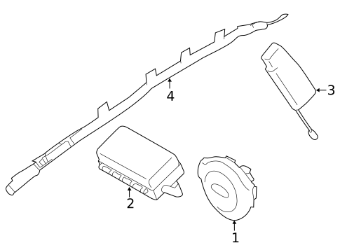 Air Bag Components for 2016 Subaru BRZ #1