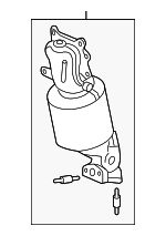 18190R9PH00 - : Catalytic Converter for Acura Image
