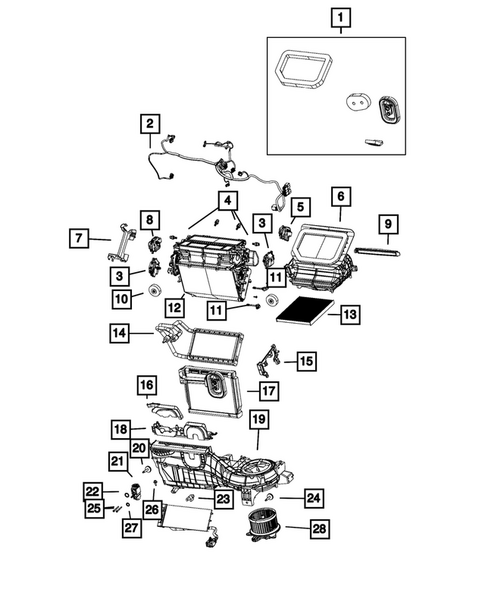 Air Conditioner and Heater Units for 2026 Jeep Wrangler #1