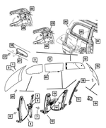 68067653AB - Glass: Windshield for Mopar Image