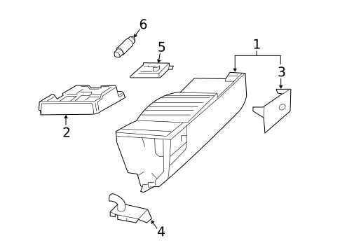Glove Box for 2018 Mercedes-Benz Sprinter 2500 #0