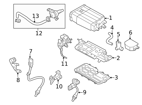 Powertrain Control for 2012 Hyundai Genesis #1