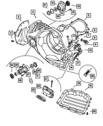 68020698AA - Automatic Transaxle 4 Speed: Transaxle Case for Chrysler: PT Cruiser | Dodge: Caravan Image