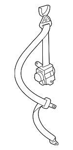 7337074070C0 - : 2012-2015 Scion iQ - Seat Belt Lap And Shoulder Belt for Scion: iQ Image