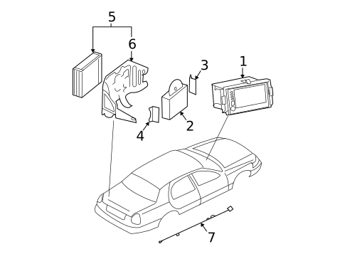 Navigation System for 2004 Lincoln Town Car #0