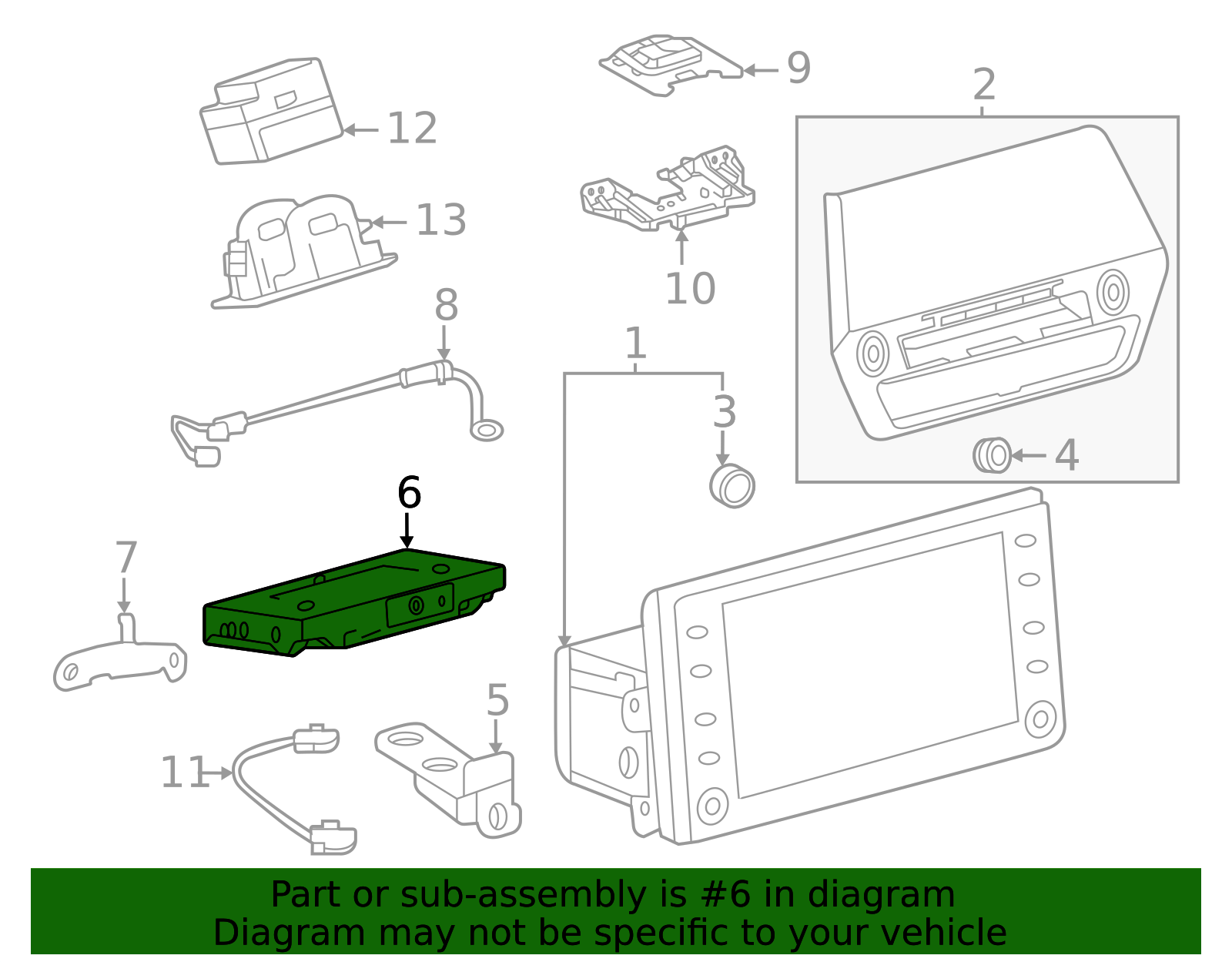 2021-2023 Toyota Highlander Control Module 86840-0E073 | Toyota Parts ...