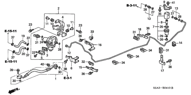 Fuel Pipe (CNG) for 2001 Honda Civic #0