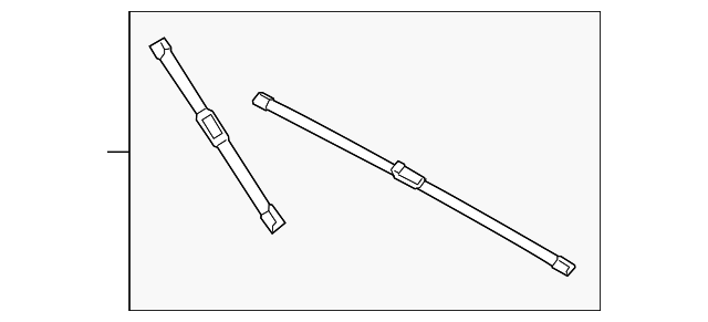 2018-2023 BMW X2 Wiper Blade 61-61-2-455-085 | BMW of