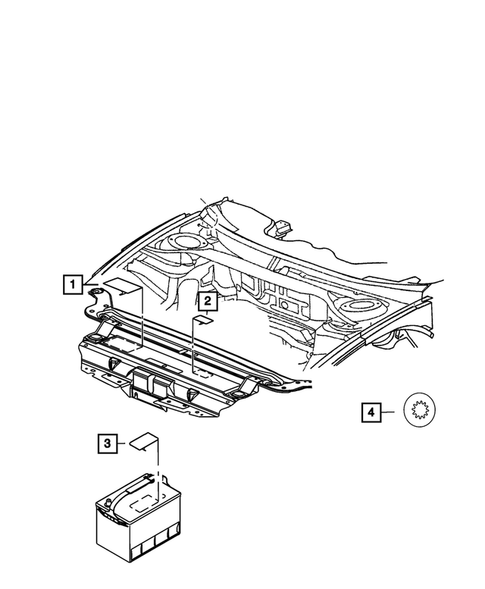 Under Hood for 2013 Dodge Journey #1
