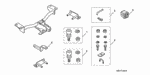 8L92S9A100R1 - Accessory Components: HITCH PIN KIT for Honda Image