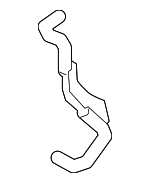 8W0122058B - Cooling System: Water Hose Assembly for Audi Image