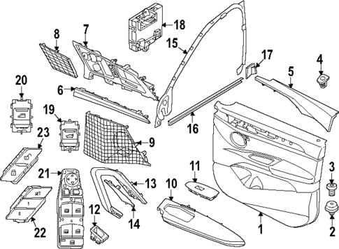 Front Door for 2024 BMW X1 #0