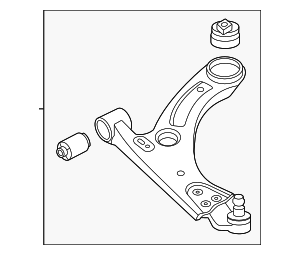 32211429 - 2023-2025 Volvo XC40 - Lower Control Arm | Volvo OEM Parts ...
