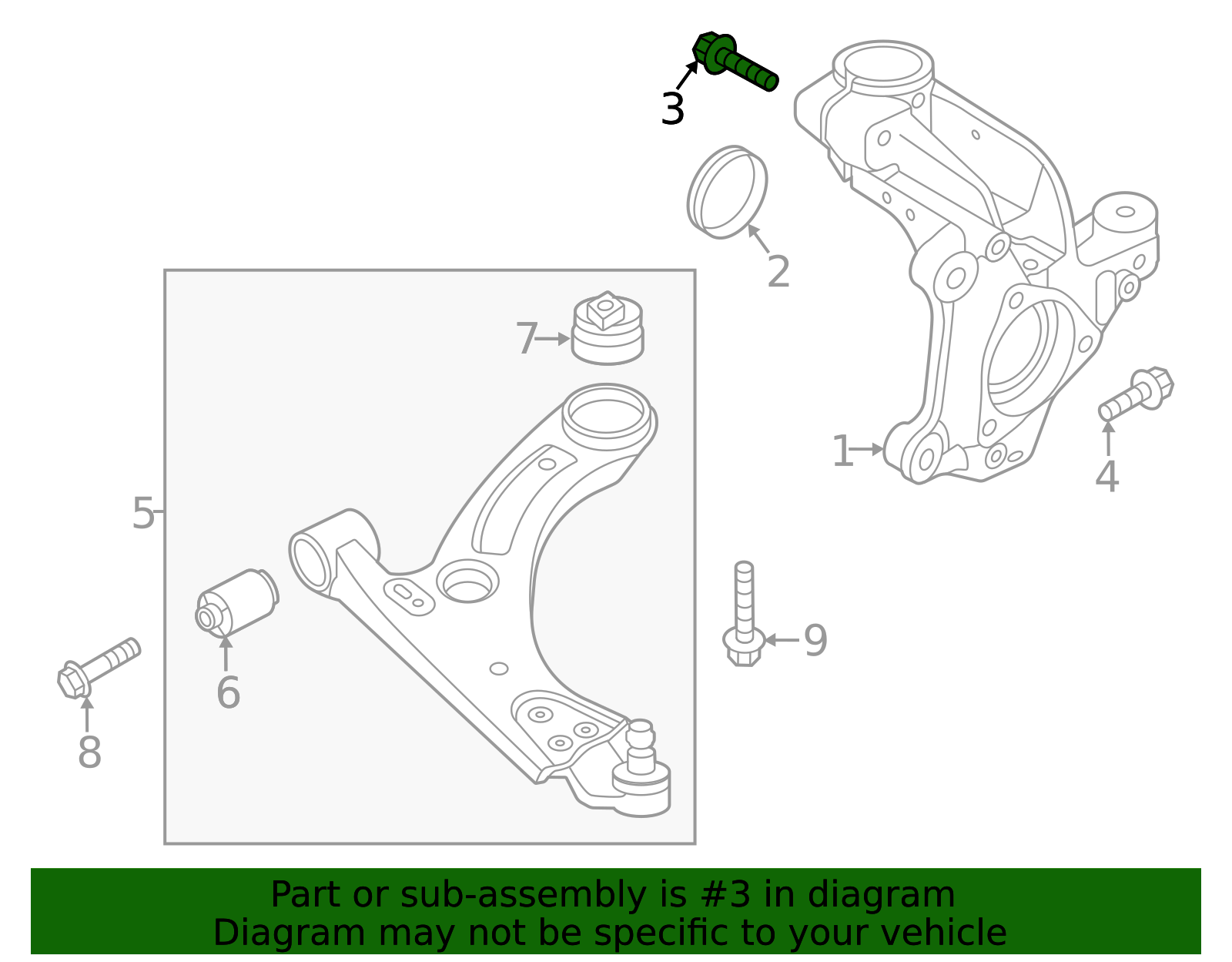 Genuine Suspension Knuckle Bolt for 2019-2026 Volvo | Part# 30746561 ...