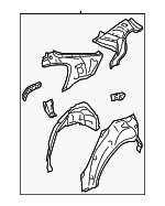 51510FJ0509P - : Inner Panel Assembly for Subaru: Impreza Image