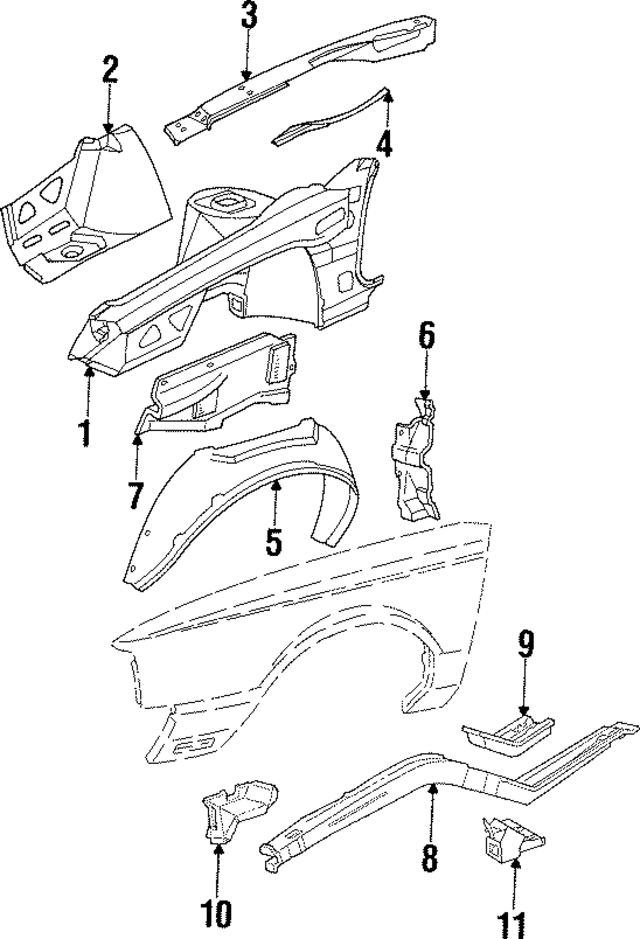 25660100 - Body: Apron Assembly for GM Image