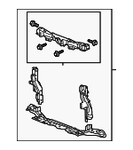 60400TK6A02ZZ - : Radiator Support for Honda: Fit Image