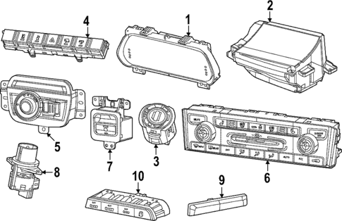 Instruments & Gauges for 2024 Jeep Grand Cherokee #0