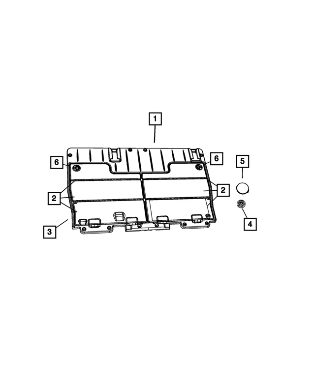 6505297AA - Interior Trim: Hex Flange Nut for Mopar Image image