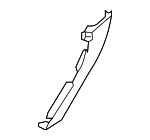 5921082Z00 - Body: Filler Cover for Suzuki Image