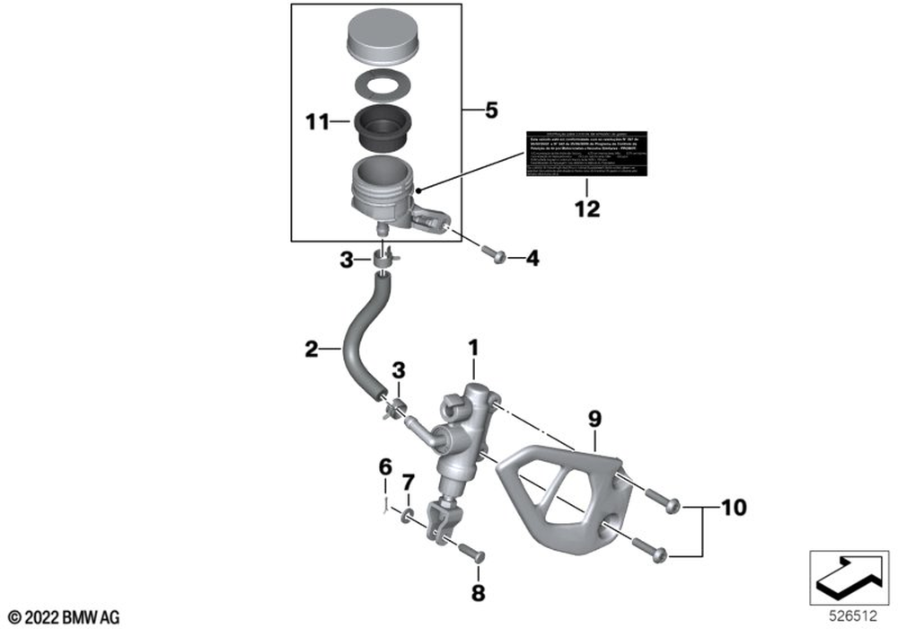 BMサ18 32728526778 - Expansion Tank 2012-2025 BMW-Motorrad | BMW
