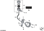 34318522398 - : Rear Brake Master Cylinder for BMW-Motorrad Image