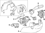 85563665 - Steering: Cover Assembly for Chevrolet: Silverado EV Image