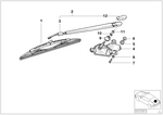 61627140956 - : Wiper Blade for BMW Image
