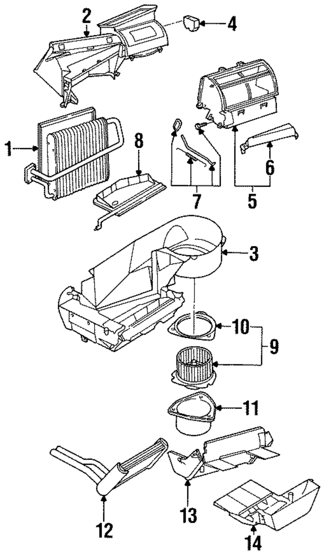 21030338 - HVAC: HVAC Mode Door Lever Link for GM Image