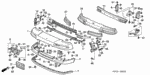 90100SE0010 - Interior/Bumper: BOLT A ASSY., BUMPER for Acura Image