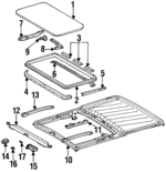 1267801021 - Body: Panel for Mercedes-Benz Image