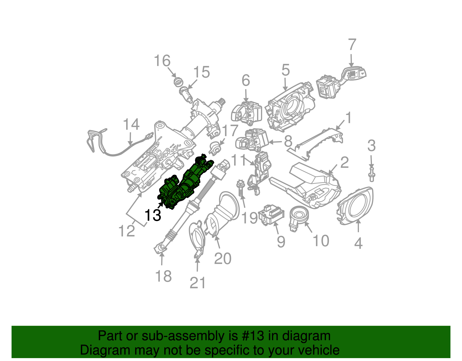 Adjust Motor - BMW (67646956696)