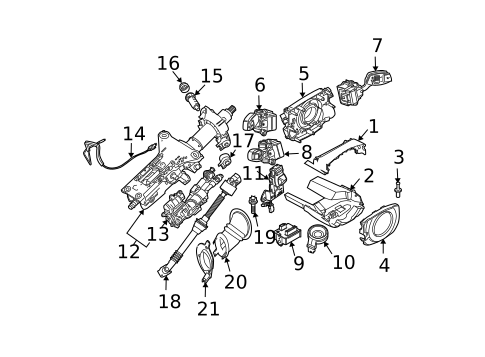 Upper Components for 2008 BMW 535xi #0